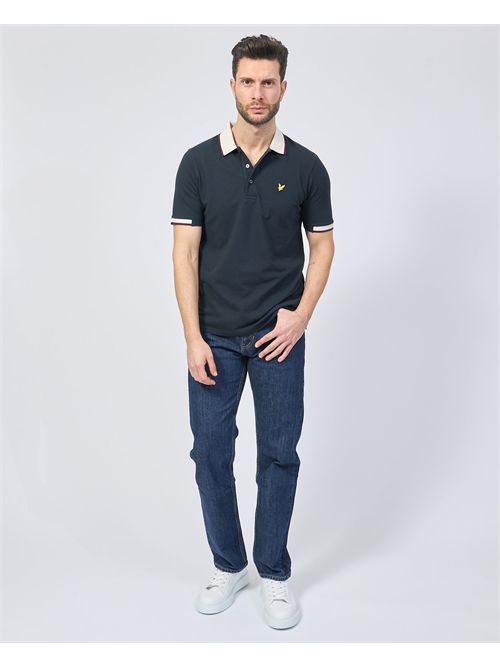 Lyle & Scott Men's Polo Shirt with Contrast Detail LYLE & SCOTT | SP2206VZ271